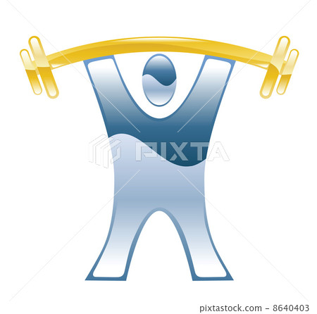 weightlifter Illustration weightlifter Illustration 8640403