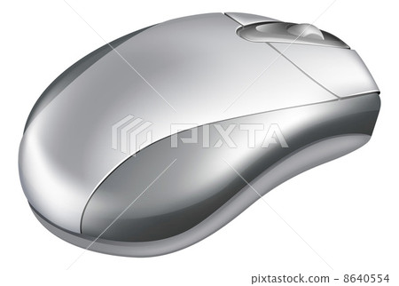 Silver Mouse Illustration Silver Mouse Illustration 8640554