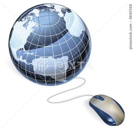 Mouse and globe 8640568