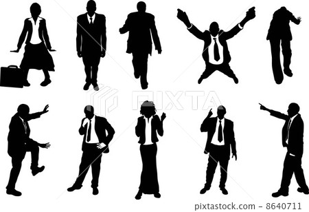 concept busniess people silhouettes 8640711