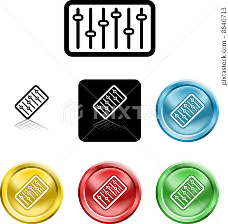 equaliser icon symbol 8640713