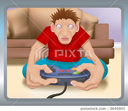 gamer illustration gamer illustration 8640803