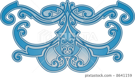 Abstract blue pattern 8641159