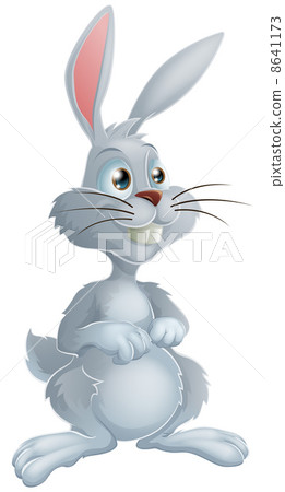 White rabbit cartoon character White rabbit cartoon character 8641173