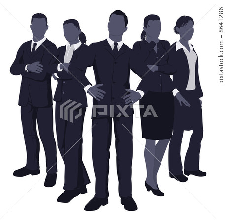 Young dynamic business team 8641286