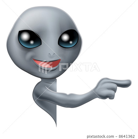Alien Pointing 8641362
