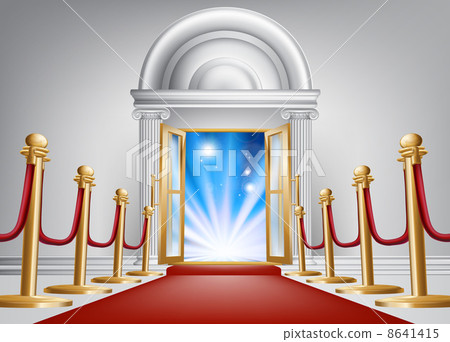 Red carpet entrance Red carpet entrance 8641415