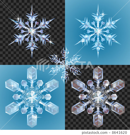 Christmas Snowflake design elements Christmas Snowflake design elements 8641620