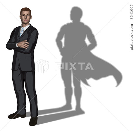 Businessman superhero concept Businessman superhero concept 8641665