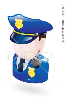 policeman illustration 8641809