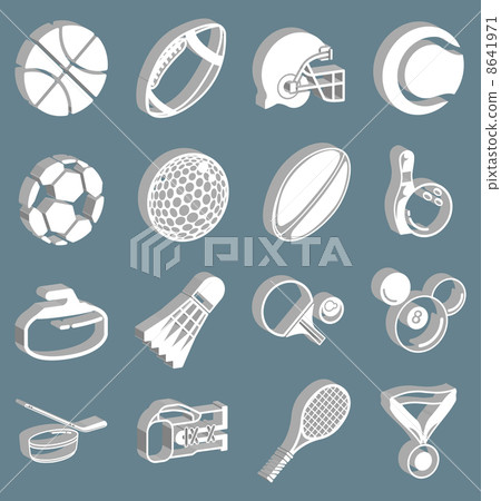 sports icon set sports icon set 8641971