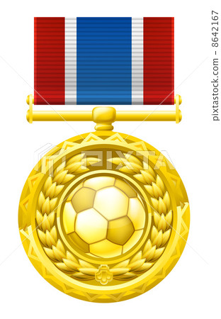 Soccer football medal Soccer football medal 8642167