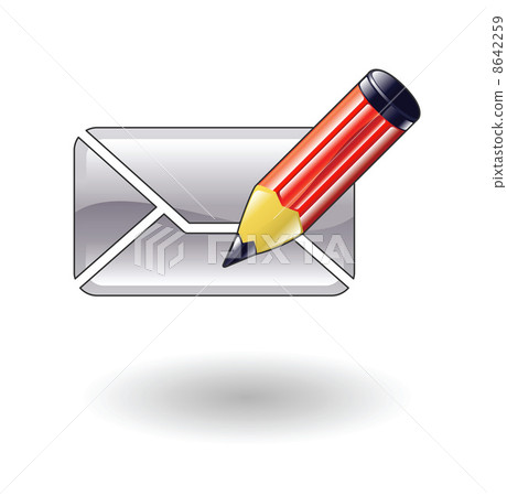 compose mail illustration - Stock Illustration [8642259] - PIXTA