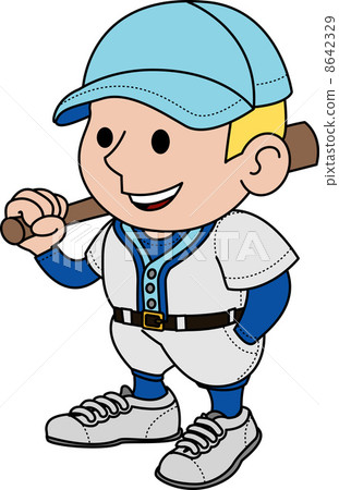 Illustration of baseball player Illustration of baseball player 8642329