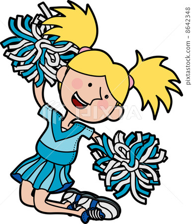 Illustration of cheerleader Illustration of cheerleader 8642348
