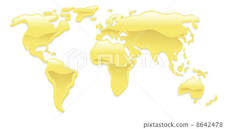 Liquid gold world map Liquid gold world map 8642478