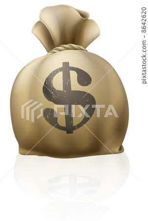 Dollar money sack 8642620