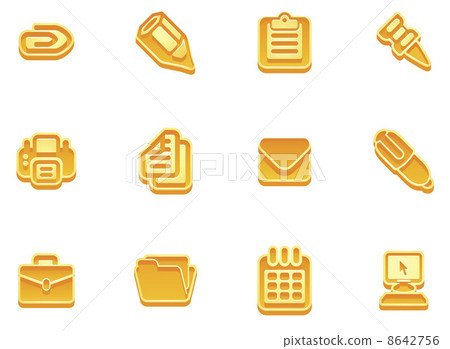 business and office icons 8642756