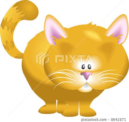 cute cat illustration 8642871