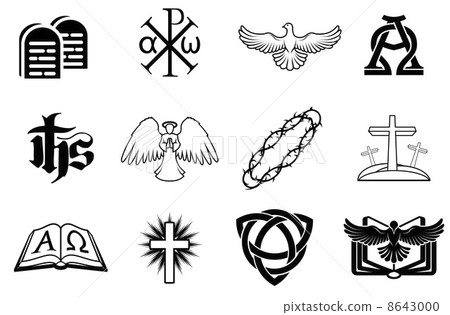 Set of Christian icons Set of Christian icons 8643000