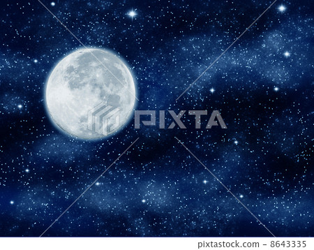 Moon and space 8643335