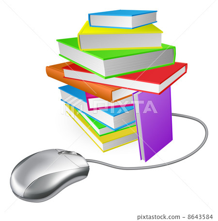 Book stack computer mouse Book stack computer mouse 8643584