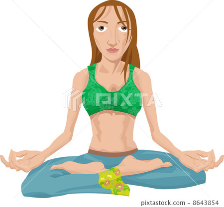 hippy yoga woman hippy yoga woman 8643854