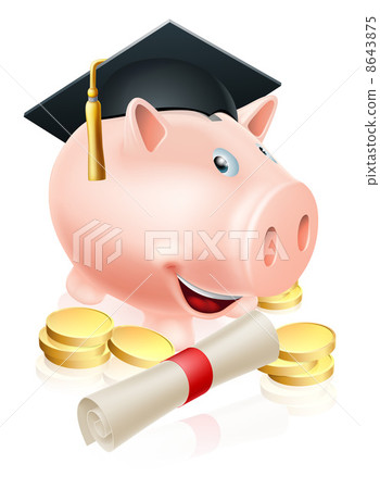 Saving for career piggy bank Saving for career piggy bank 8643875