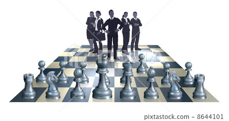 Chess Business Team Concept 8644101