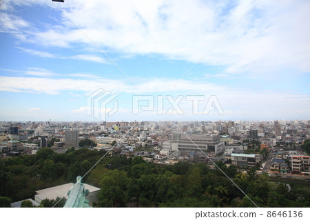 View from Nagoya castle castle tower 8646136
