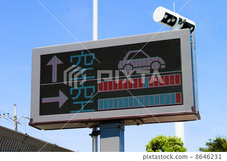 Parking area guidance in service area 8646231