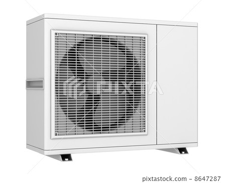 modern air conditioner isolated on white background 8647287