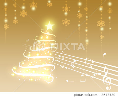 聖誕樹和音樂 8647580