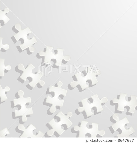 Puzzle pattern background. Vector illustration 8647657