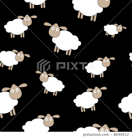 Abstract lamb seamless pattern background vector - Stock Illustration ...