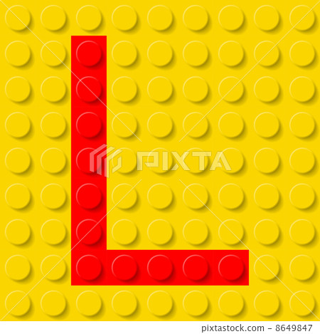 Letter L in construction kit. 8649847