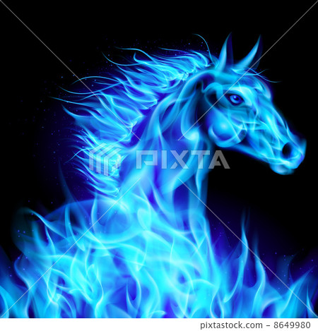 Fire horse. Fire horse. 8649980