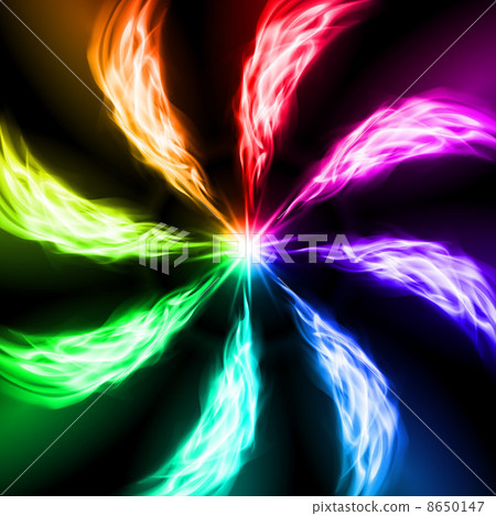 Spectrum fire waves. 8650147