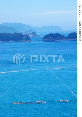 View of Matsushima of Kii from Takamatsu Park 8653868