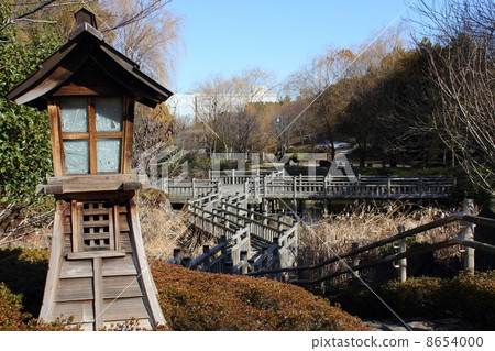 Blue Hainan Footing Park · Hana shoub Pond and lantern Blue Hainan Footing Park · Hana shoub Pond and lantern 8654000
