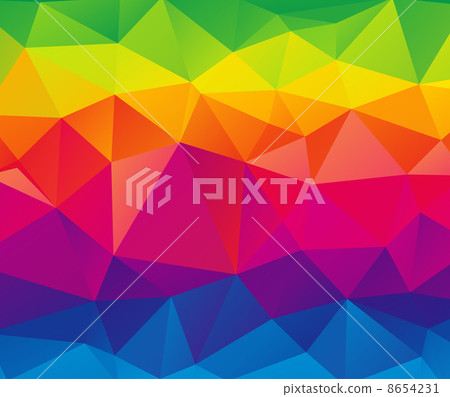 Colorful polygon Colorful polygon 8654231