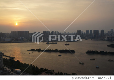 台場日落 8654271