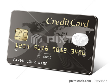 Gold credit card 8654333
