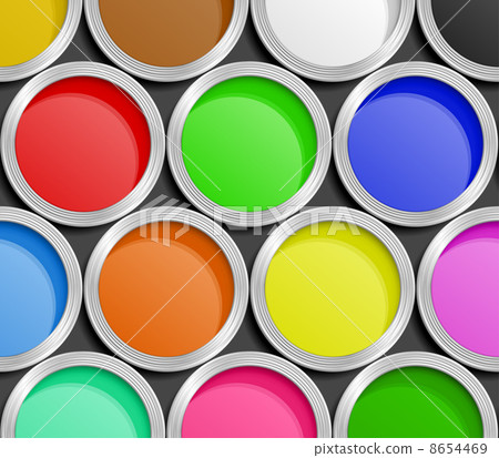Paint Cans 8654469
