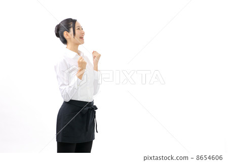 Guts pose · cafe restaurant clerk 8654606