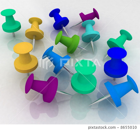 colorful push pin collection 8655010