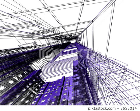 abstract modern architecture 8655014