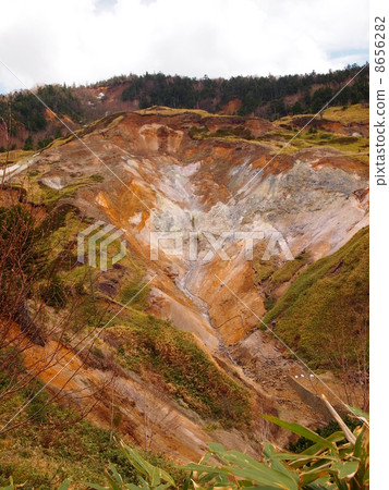 Air-blowing of Manza hot spring 8656282