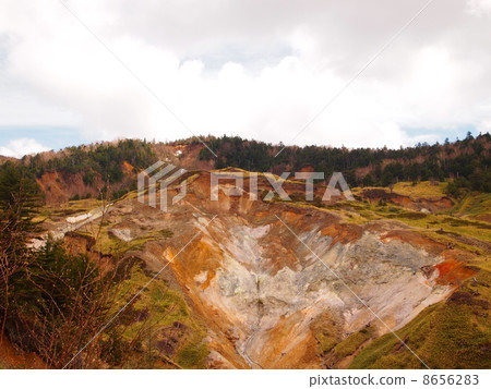 Air-blowing of Manza hot spring 8656283