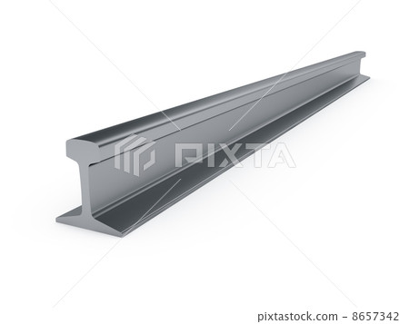 girder rail isolated 8657342